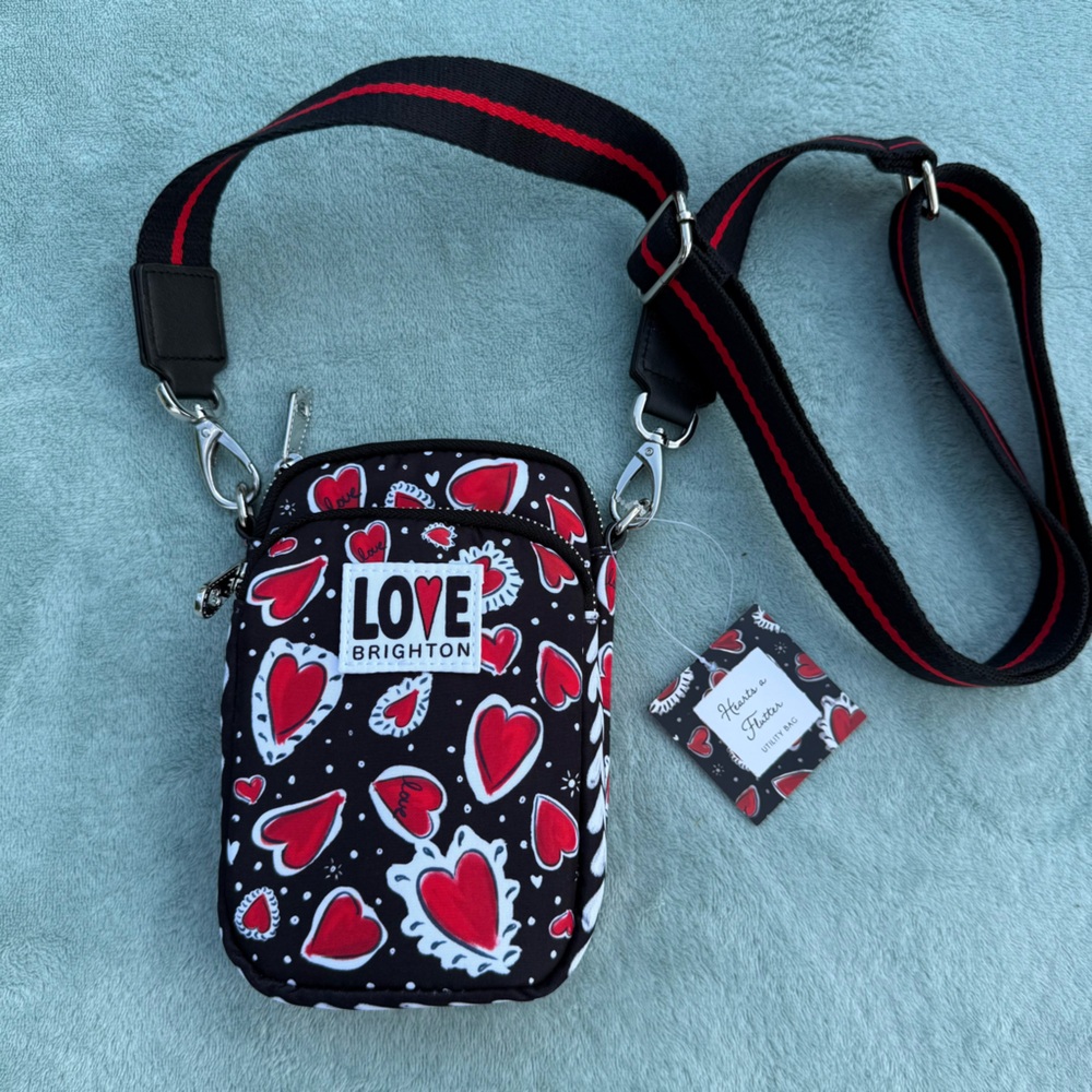 Brighton hearts a flutter utility bag